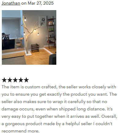 ReCraf review Branch lamp